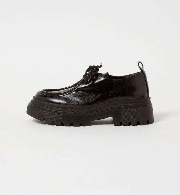 ODETTE E ODILE「＜SY＞ ボリュームソールチロリアン フラット55&uarr;」|モカシン|BLACK