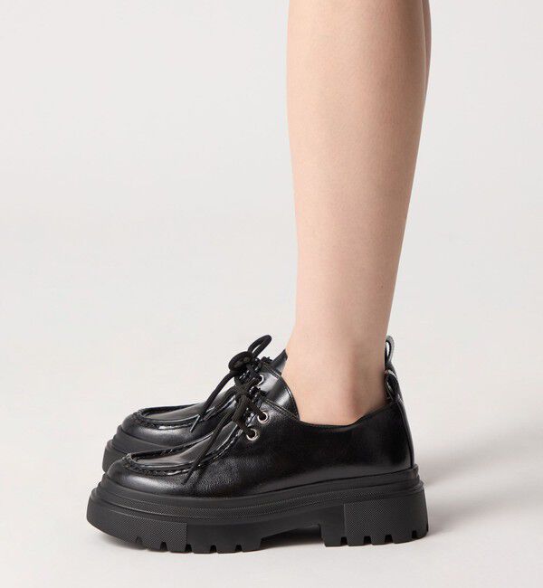 ODETTE E ODILE「＜SY＞ ボリュームソールチロリアン フラット55&uarr;」|モカシン|