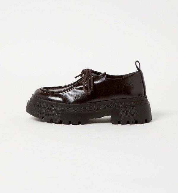 ODETTE E ODILE「＜SY＞ ボリュームソールチロリアン フラット55&uarr;」|モカシン|DK.BROWN