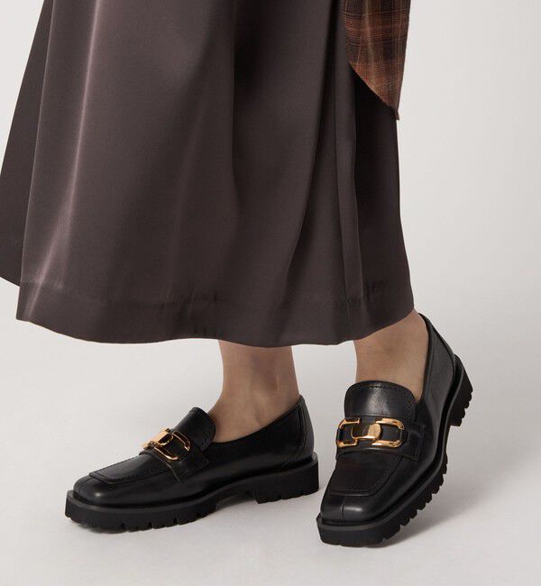 ODETTE E ODILE「ラグソールビットモカ フラット35&uarr;」|ローファー|