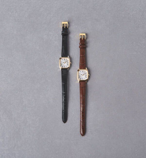 UNITED ARROWS「【別注】＜SEIKO＞スクエア レザー 腕時計」|腕時計|