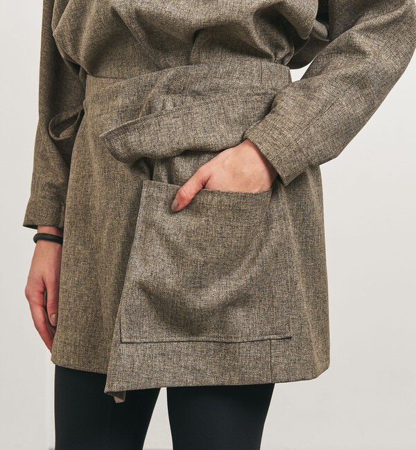 UNITED ARROWS「＜TO UNITED ARROWS＞Pツイル ラップスカート」|スカート|