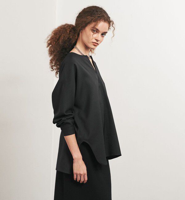 UNITED ARROWS「＜TO UNITED ARROWS＞Pツイル プルオーバー ブラウス」|シャツ・ブラウス|