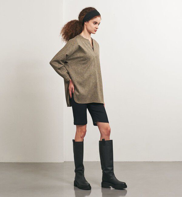 UNITED ARROWS「＜TO UNITED ARROWS＞Pツイル プルオーバー ブラウス」|シャツ・ブラウス|