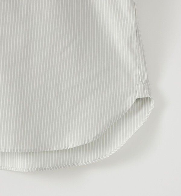 UNITED ARROWS「LEGGIUNO/グレーストライプ タブカラーシャツ」|シャツ・ブラウス|