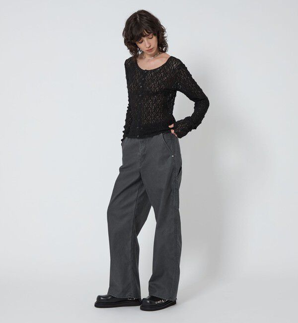 ASTRAET「＜ASTRAET＞レース カーディガン」|カーディガン|