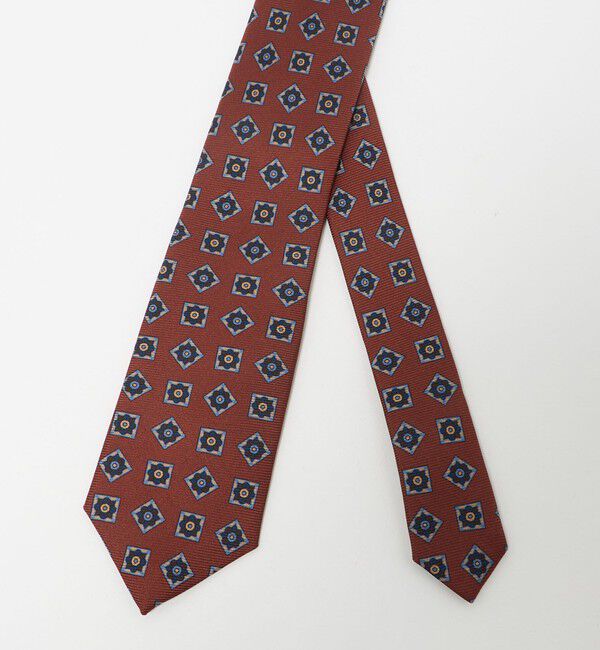 UNITED ARROWS「＜ERRICO FORMICOLA＞スクエア プリント ネクタイ」|ネクタイ・蝶ネクタイ|