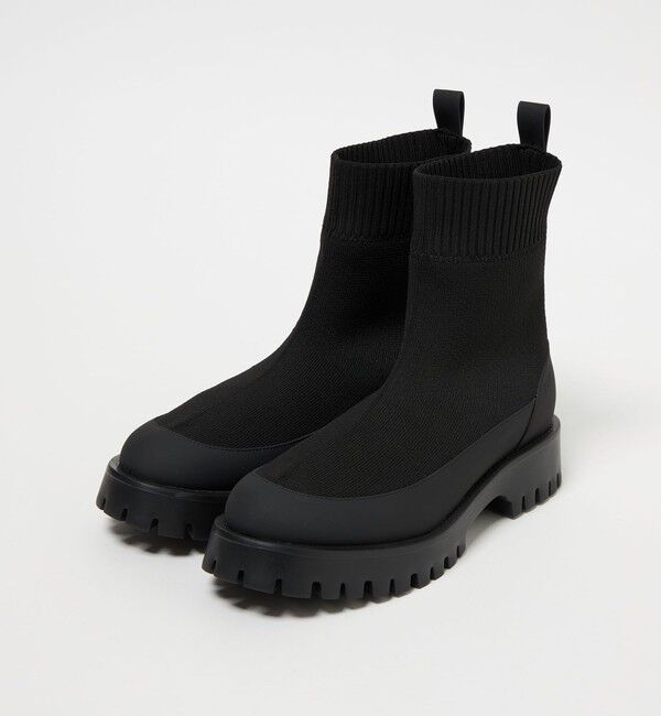 UNITED ARROWS「レイン ニットブーツ」|レインシューズ|