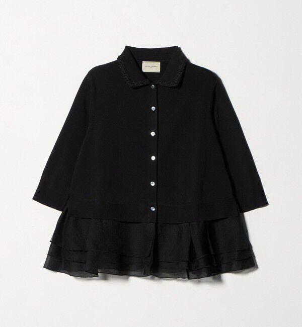 UNITED ARROWS「レディー ポロコンビ ニット ウォッシャブル」|ニット・セーター|