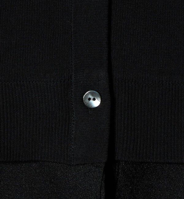 UNITED ARROWS「レディー ポロコンビ ニット ウォッシャブル」|ニット・セーター|