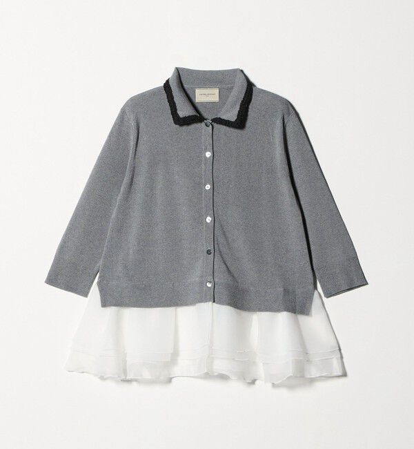 UNITED ARROWS「レディー ポロコンビ ニット ウォッシャブル」|ニット・セーター|