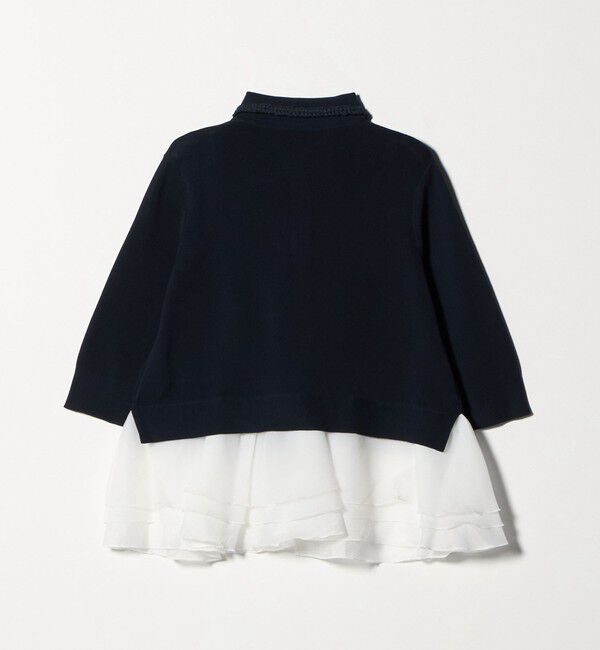 UNITED ARROWS「レディー ポロコンビ ニット ウォッシャブル」|ニット・セーター|