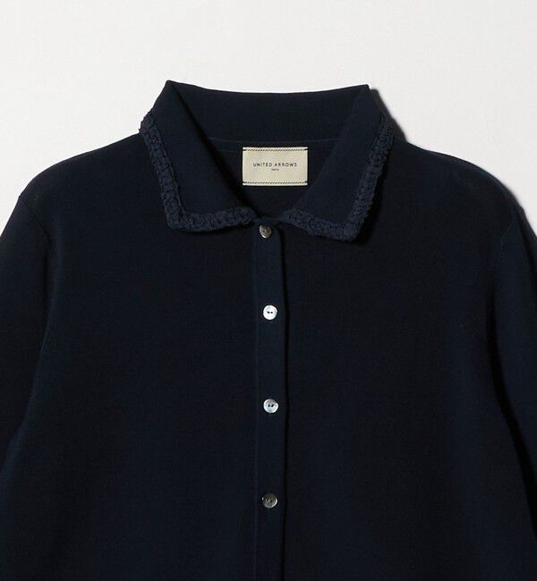 UNITED ARROWS「レディー ポロコンビ ニット ウォッシャブル」|ニット・セーター|