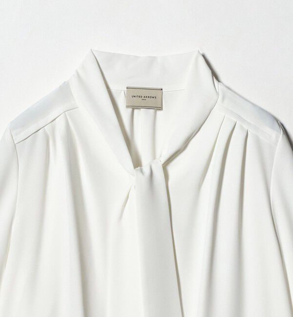 UNITED ARROWS「ボウタイ ロングスリーブ ブラウス‐ウォッシャブル‐」|シャツ・ブラウス|
