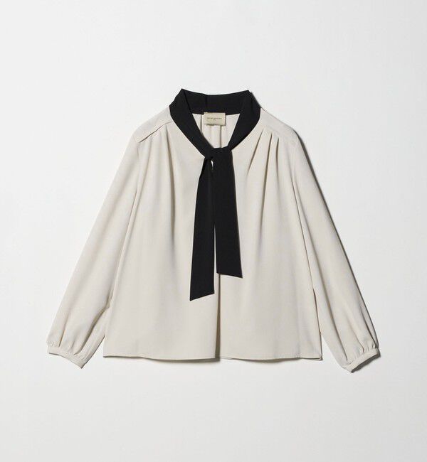 UNITED ARROWS「ボウタイ ロングスリーブ ブラウス‐ウォッシャブル‐」|シャツ・ブラウス|