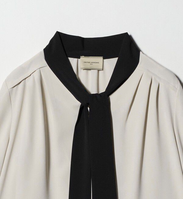 UNITED ARROWS「ボウタイ ロングスリーブ ブラウス‐ウォッシャブル‐」|シャツ・ブラウス|