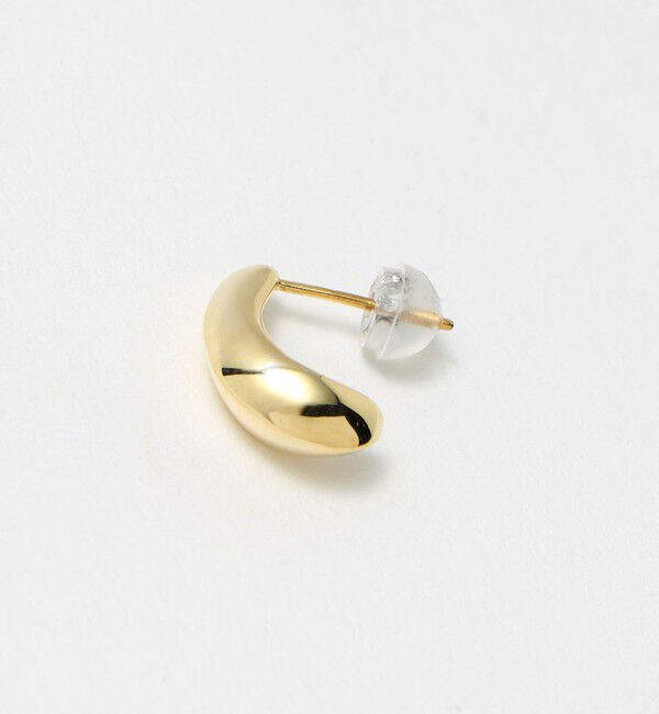 UNITED ARROWS「＜les bonbon＞OBLIQUE GD ピアス」|ピアス|