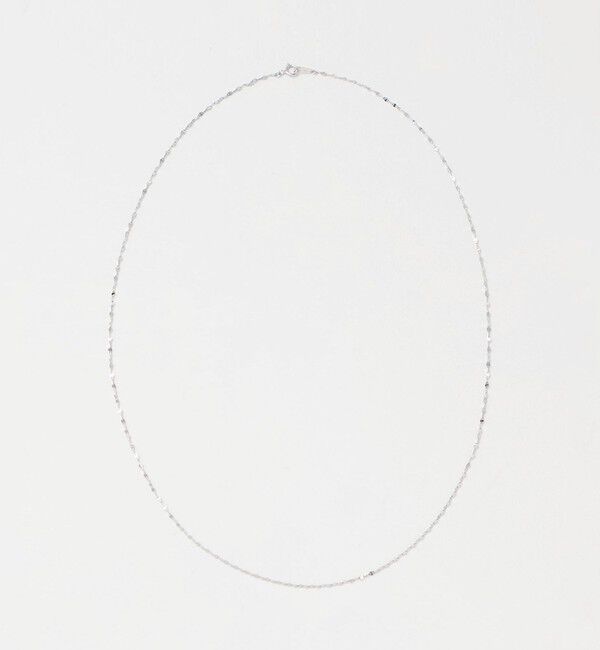 UNITED ARROWS「＜les bonbon＞W10K VICTRIA チェーンネックレス50」|ネックレス|SILVER