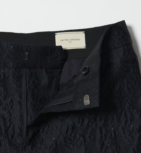 UNITED ARROWS「GISHA 2トーン ジャガード パンツ」|スラックス|