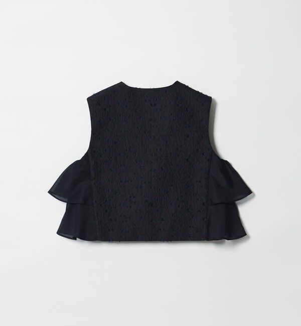 UNITED ARROWS「フラワー カットジャガード コンビ ベスト」|ベスト・ジレ|