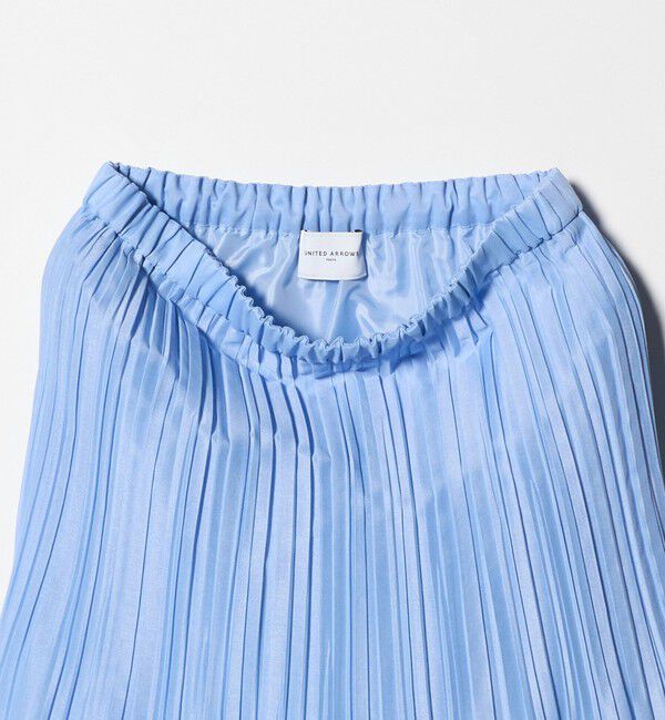 UNITED ARROWS「オーガンジー コンスト プリーツスカート」|スカート|