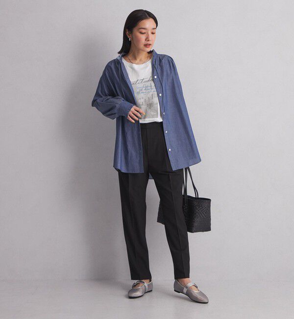 UNITED ARROWS green label relaxing「【WEB限定】＜at ease＞フォトプリント ロングスリーブ Tシャツ」|Tシャツ・カットソー|