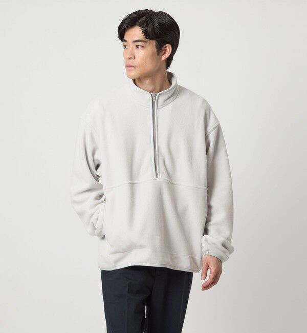 UNITED ARROWS green label relaxing「＜GOAT＞フリース ハーフジップ プルオーバー」|Tシャツ・カットソー|LT.GRAY