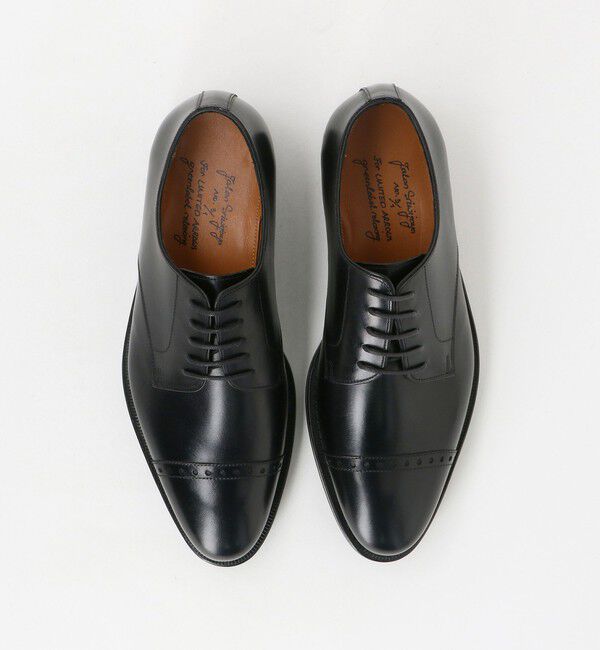 UNITED ARROWS green label relaxing「【別注】＜Jalan Sriwijaya＞5アイ キャップトウ 外羽根 ビブラム ドレスシューズ」|ビジネス・ドレスシューズ|