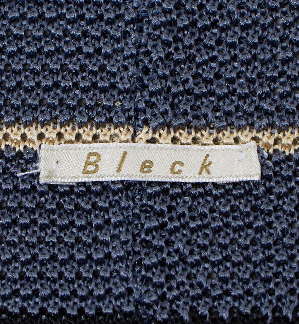 UNITED ARROWS green label relaxing「＜Bleck＞6.5cm ボーダー ニット ネクタイ ニットタイ」|ネクタイ・蝶ネクタイ|