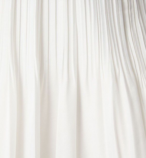 UNITED ARROWS green label relaxing「シアー プリーツ スカート」|フレア|