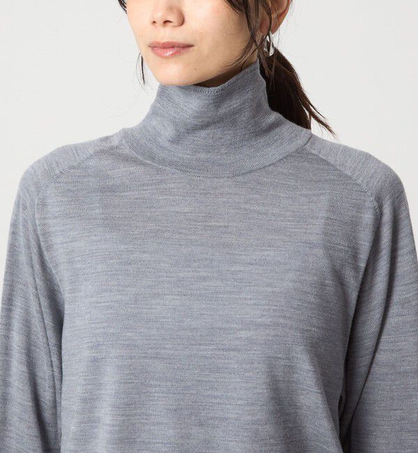 UNITED ARROWS green label relaxing「【結論シリーズ】エブリタートルニット ウォッシャブル」|ニット・セーター|