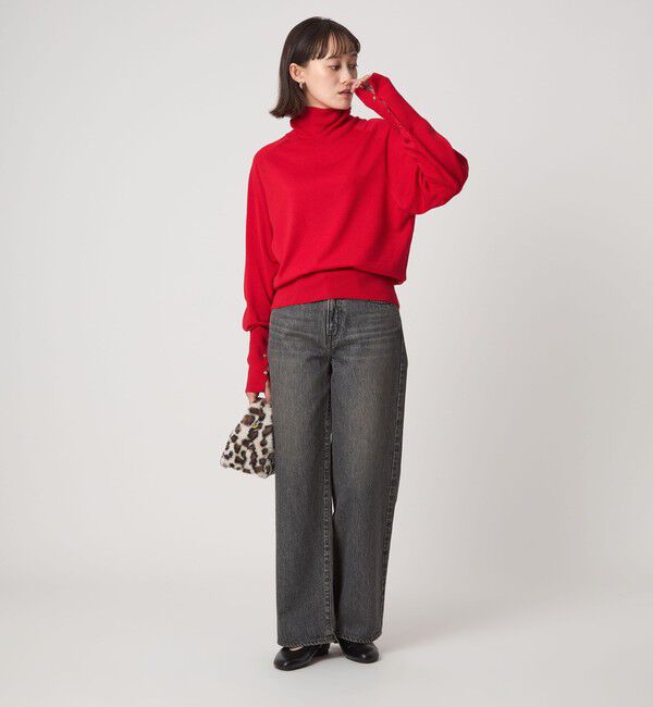 UNITED ARROWS green label relaxing「【結論シリーズ】エブリタートルニット ウォッシャブル」|ニット・セーター|