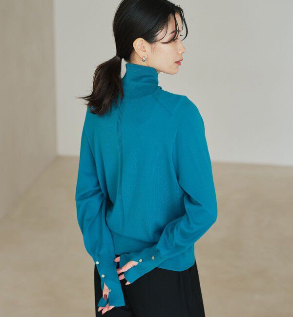 UNITED ARROWS green label relaxing「【結論シリーズ】エブリタートルニット ウォッシャブル」|ニット・セーター|