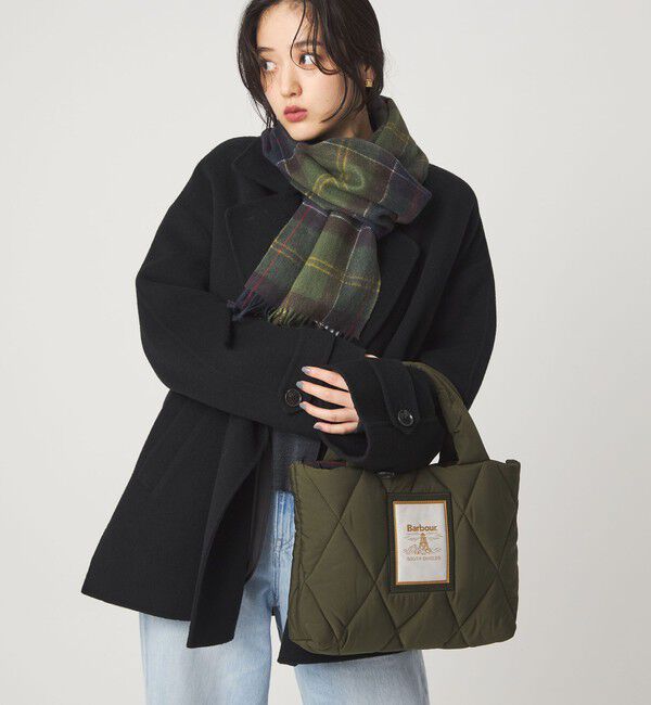 UNITED ARROWS green label relaxing「＜Barbour＞キルティング トートバッグ（ミニ）」|ショルダー・メッセンジャー|
