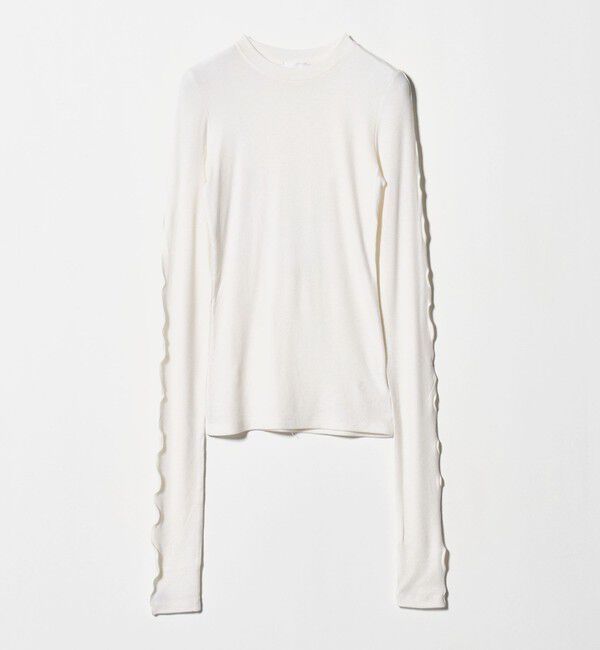 EMMEL REFINES「＜BIRROT＞LINE トップス＜ Select by EMMEL REFINES ＞」|Tシャツ・カットソー|OFF WHITE