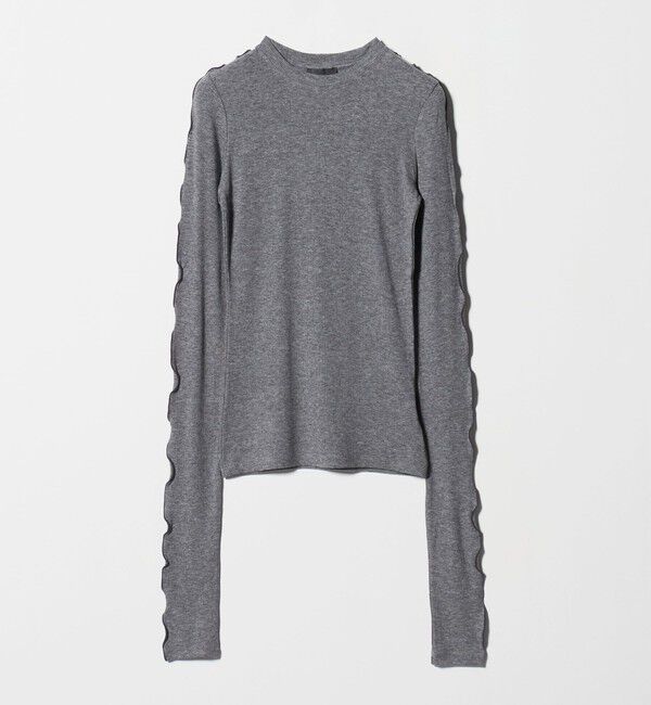 EMMEL REFINES「＜BIRROT＞LINE トップス＜ Select by EMMEL REFINES ＞」|Tシャツ・カットソー|MD.GRAY