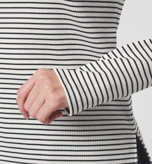 UNITED ARROWS green label relaxing「ブライトリブ ボートネック ロングスリーブ カットソー」|Tシャツ・カットソー|