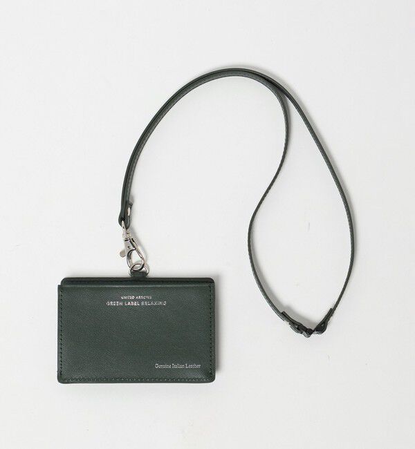 UNITED ARROWS green label relaxing「GLR イタリアンレザー IDケース 定期入れ パスケース」|定期入れ|DK.GREEN