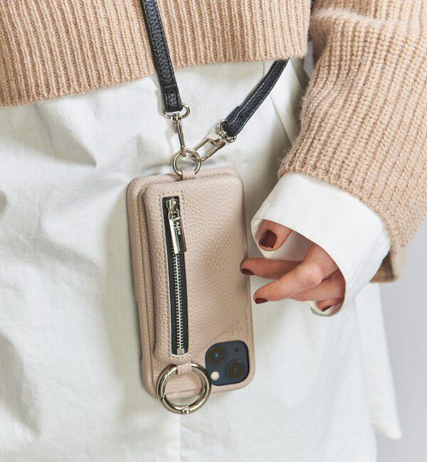 BEAUTY&YOUTH UNITED ARROWS「＜ajew＞CADENAS ストラップ iPhone13 ケース」|モバイルケース|BEIGE