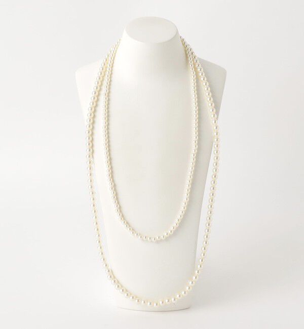 BEAUTY&YOUTH UNITED ARROWS「パールモチーフ 3連 ロングネックレス -4WAY-」|ネックレス|