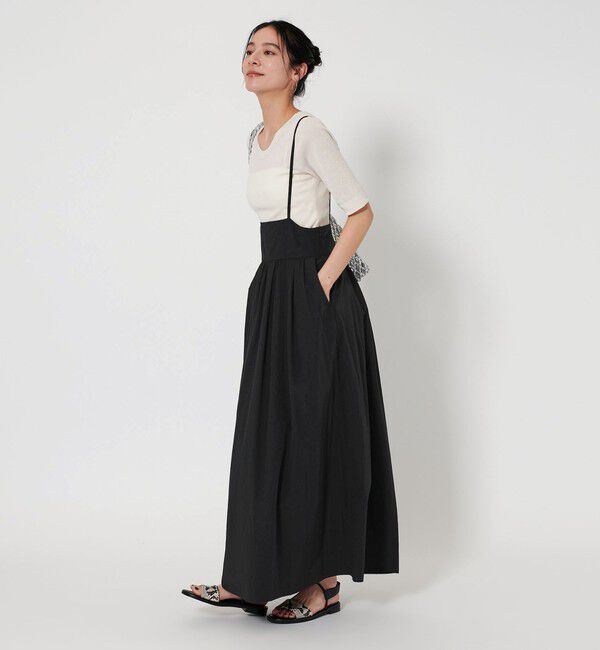 BEAUTY&YOUTH UNITED ARROWS「ナイロンコットン バックホール キャミワンピース -2WAY-」|ワンピース|