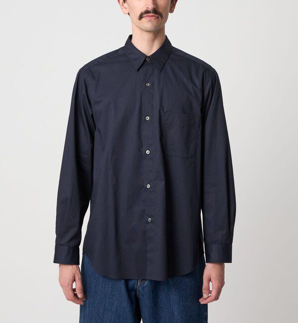 STEVEN ALAN「＜Steven Alan＞ 80 コンパクトヤーン ツイル レギュラーカラー シャツ NARROW」|シャツ・ブラウス|