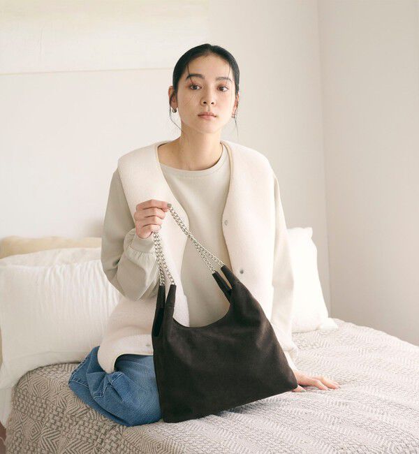 BEAUTY&YOUTH UNITED ARROWS「スエードライク チェーン ショルダーバッグ」|ショルダー・メッセンジャー|