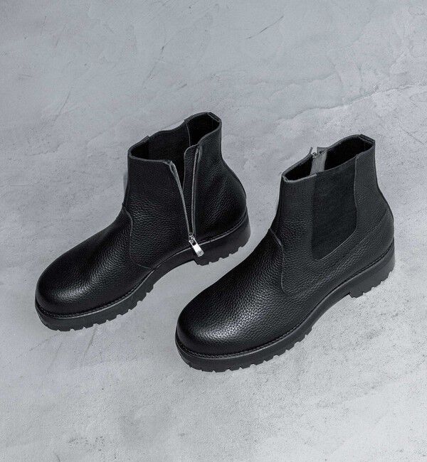 MONKEY TIME「サイドジップ＆ゴア ブーツ」|その他|BLACK