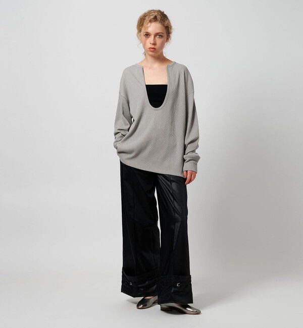 ATTISESSION「＜ATTISESSION＞ビッグ サーマル トップス」|Tシャツ・カットソー|