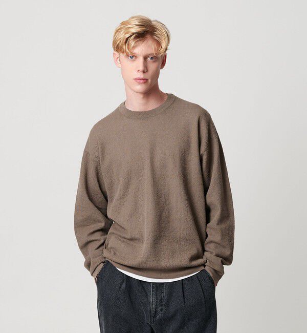 BEAUTY&YOUTH UNITED ARROWS「エア ミラノ クルーネック ニット 抗菌防臭」|ニット・セーター|