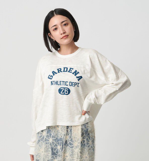 BEAUTY&YOUTH UNITED ARROWS「【別注】＜Collegiate Pacific＞フットボール ロングスリーブTシャツ」|Tシャツ・カットソー|OFF WHITE