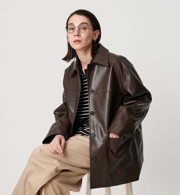 BEAUTY&YOUTH UNITED ARROWS「＜MOONSUN＞ボーダー ロングスリーブポロシャツ」|ポロシャツ|