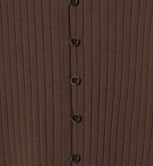 BEAUTY&YOUTH UNITED ARROWS「【WEB限定 Wardrobe DAILY MINIMAL】ペプラム2WAY リブニットプルオーバー ウォッシャブル」|ニット・セーター|