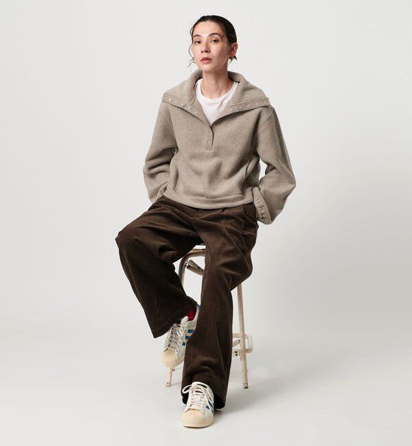 BEAUTY&YOUTH UNITED ARROWS「フリース スナップ プルオーバー」|Tシャツ・カットソー|